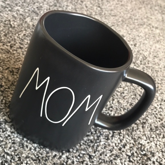Rae Dunn MOM Black Ceramic Coffee Mug - Picture 2 of 6
